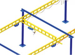 鋼輕載KBK起重機,高強度鋼制封閉式軌道,延長壽命